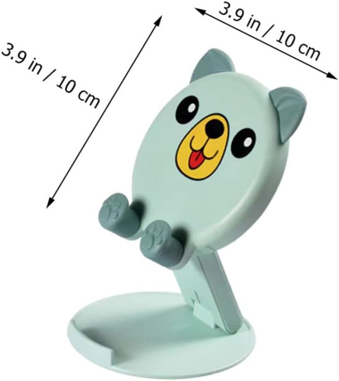 2Pcs Cute Animal Folding Phone Holder Portable Desktop Stand Stable Support - Image 2